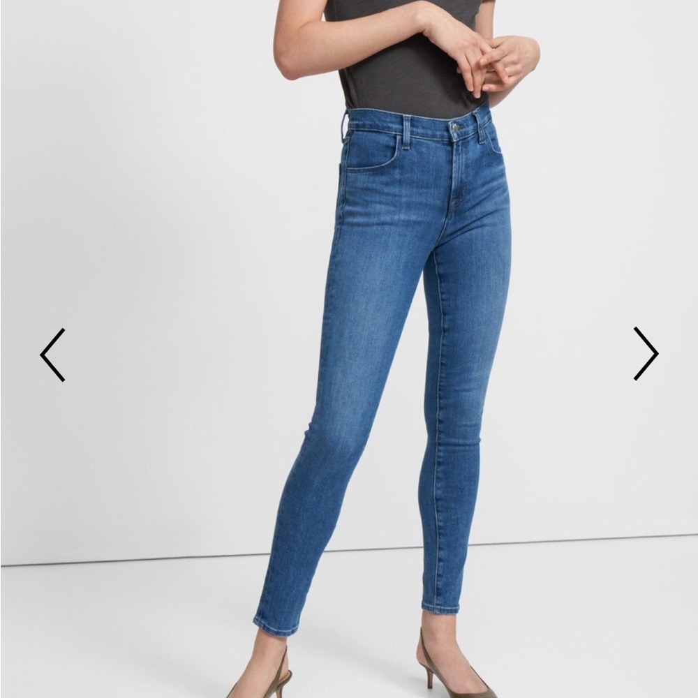 J Brand Maria High Rise skinny jeans.